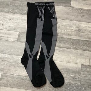 Black & Gray Men's Compression Socks